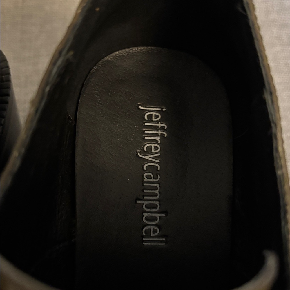 Jeffrey  Campbell Monk Heeled Shooties, in Olive Patent, Size 8/39.  EUC. - Picture 10 of 16